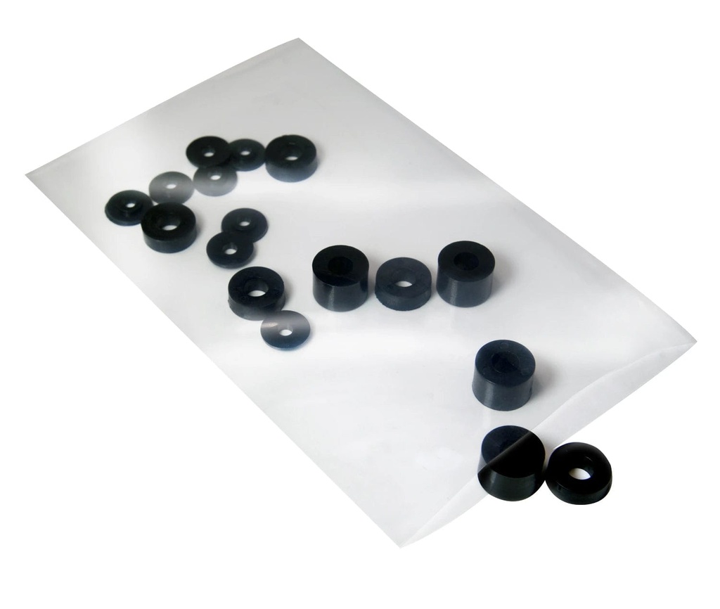 2" x 4" 1.25 Mil Flat Poly Bags (10,000/CS)