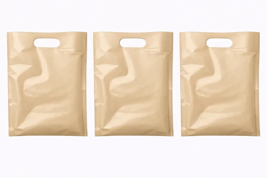 12" x 15" High Density Merchandise Bags (1000/CS) - Buff