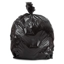 23" x 10" x 39"1.1 Mil LDPE 33 gal. Trash Can Liner - Black (250/CS)