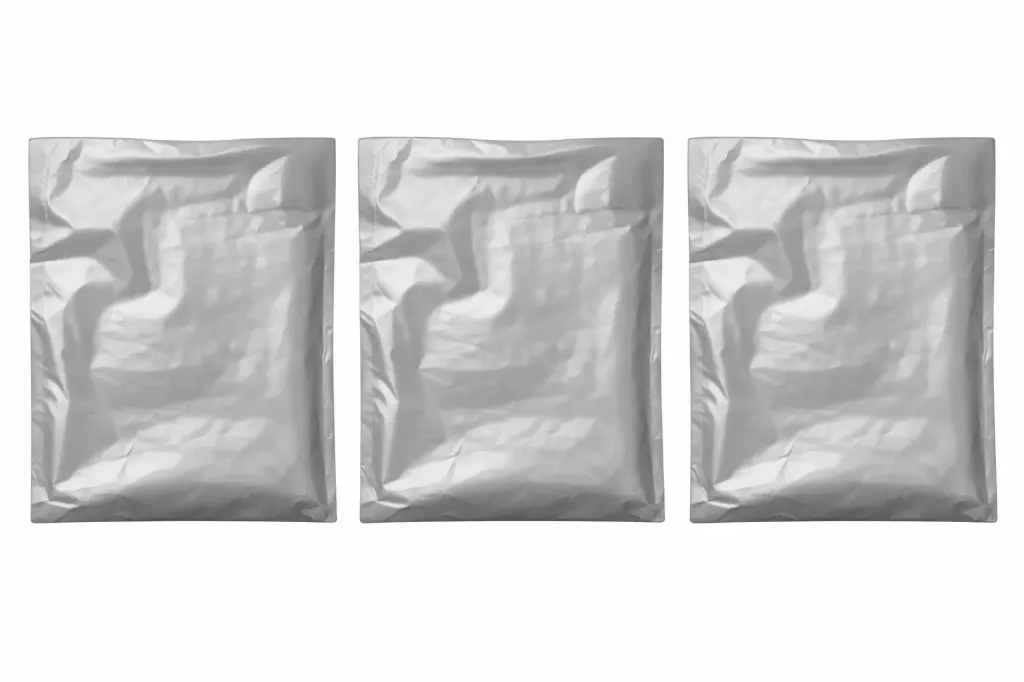 6.5" x 9.5" High Density Merchandise Bags (1000/CS) - Silver