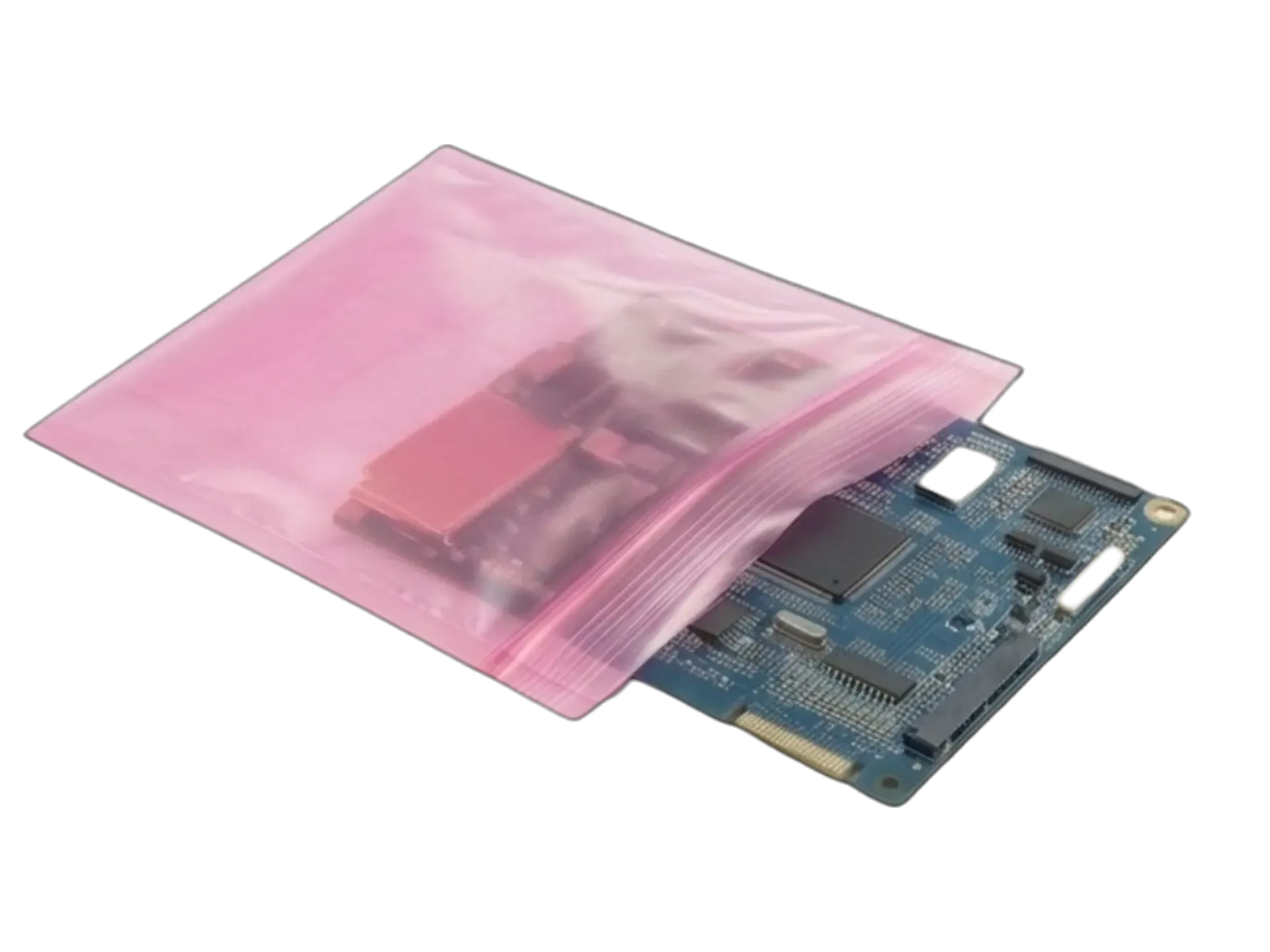 4 Mil Pink Anti-Static Reclosable Bags