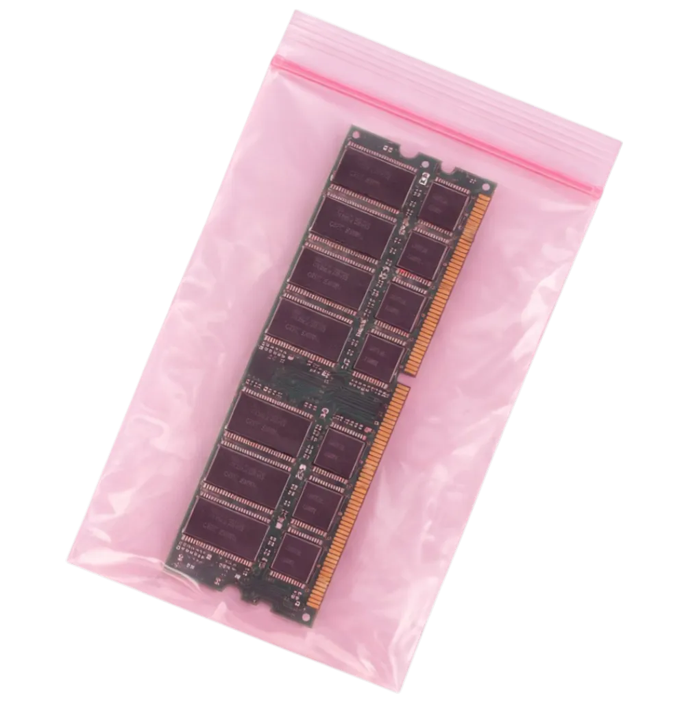 4 Mil Pink Anti-Static Reclosable Bags