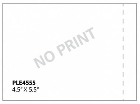 4.5" x 5.5" Clear Packing List Envelopes (1000/CS)